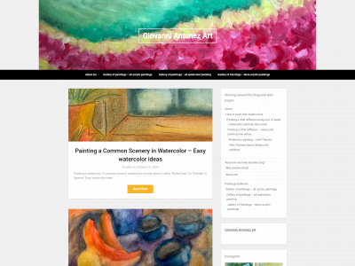 giovanniantunezart.com snapshot