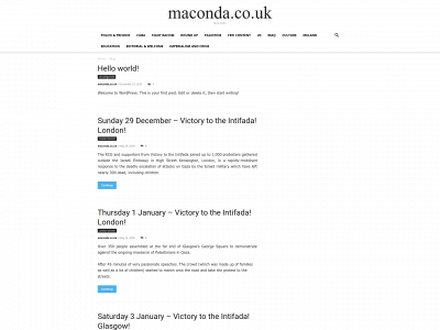 maconda.co.uk snapshot