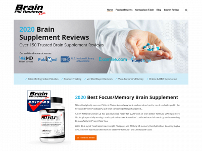 brainpillreviews.com snapshot
