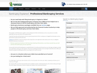 bankruptcy-explained.co.uk snapshot