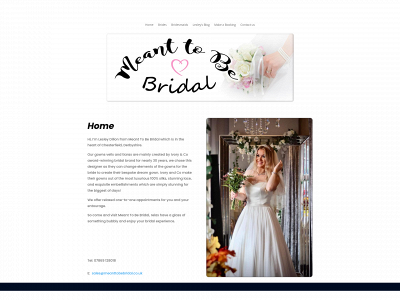 meanttobebridal.co.uk snapshot