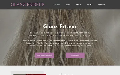 glanz-friseur.de snapshot