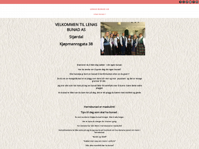 bunadskjorte.com snapshot