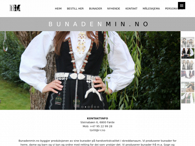 bunadenmin.no snapshot