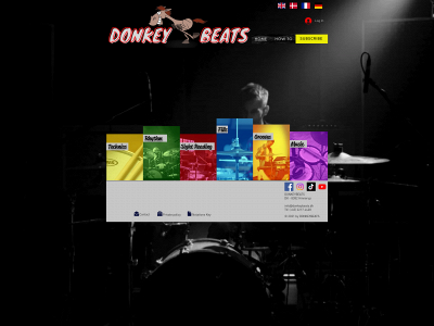 donkeybeats.dk snapshot