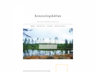 kinesiologikallan.se snapshot