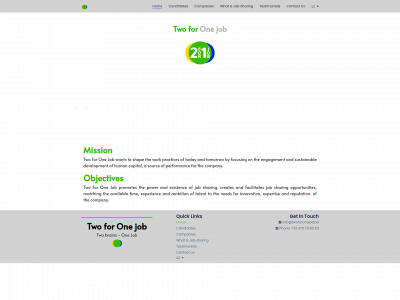 2for1job.be snapshot