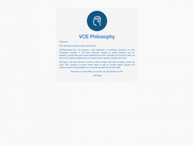 vcephilosophy.com snapshot