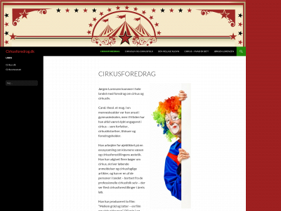 cirkusforedrag.dk snapshot
