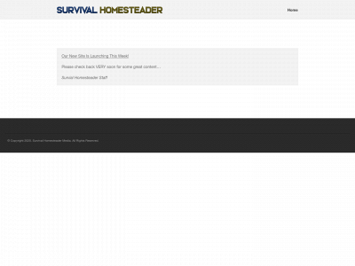 survivalhomesteader.org snapshot