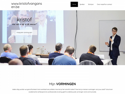 kristofvangansen.be snapshot