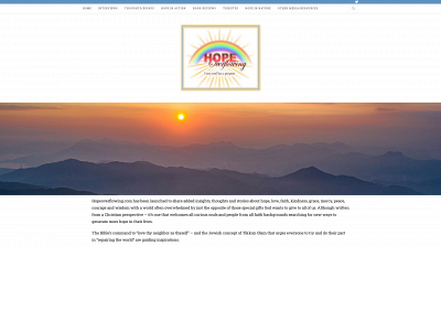 hopeoverflowing.com snapshot