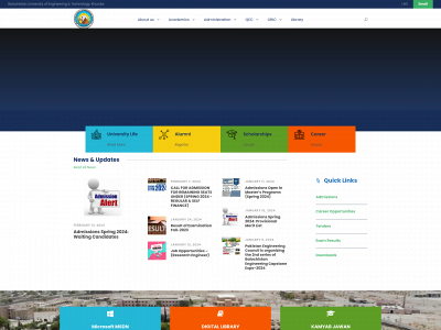 buetk.edu.pk snapshot