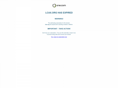 lcax.org snapshot
