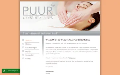 puur-cosmetics.nl snapshot