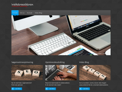 webskraedderen.dk snapshot