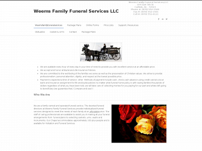 www.weemsfamilyfuneralservices.com snapshot