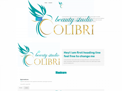 colibribeauty.be snapshot