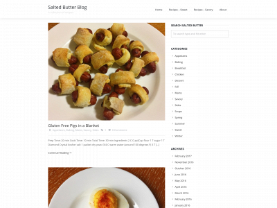 saltedbutterblog.com snapshot