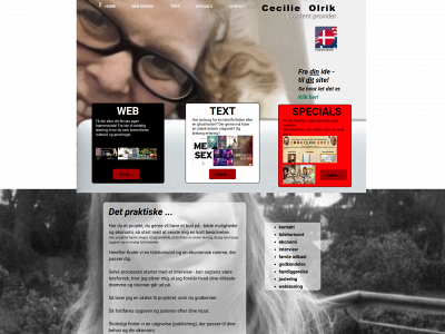 cecilieolrik.com snapshot