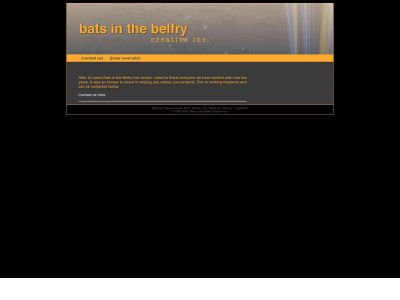 batsinthebelfry.com snapshot