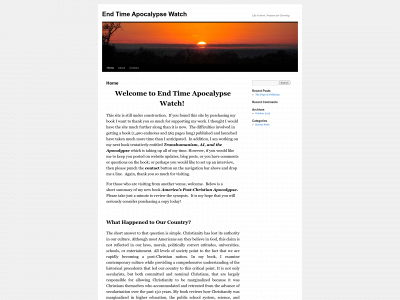 endtimeapocalypsewatch.com snapshot