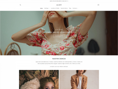 aleryclothing.com snapshot