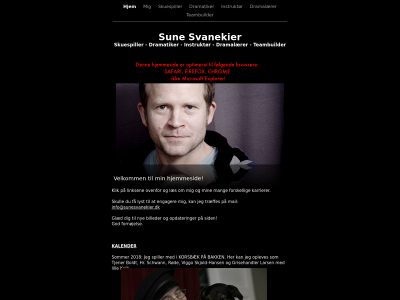 sunesvanekier.dk snapshot