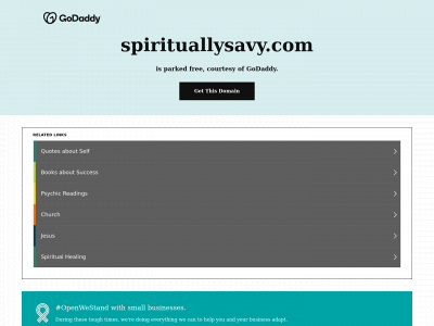 spirituallysavy.com snapshot