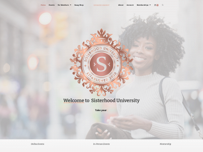 sisterhooduniversity.com snapshot