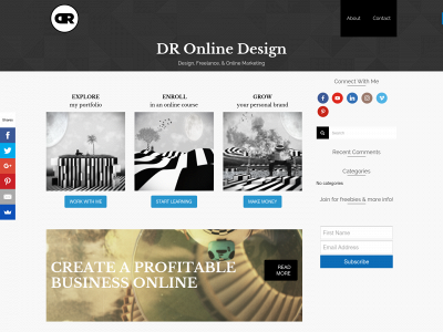 dronlinedesign.com snapshot