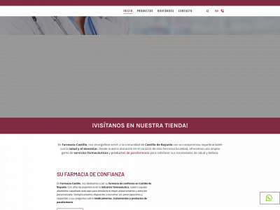 www.farmaciabayuela.es snapshot