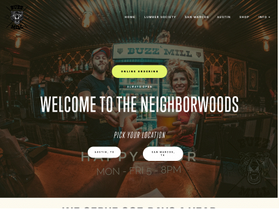 buzzmillcoffee.com snapshot