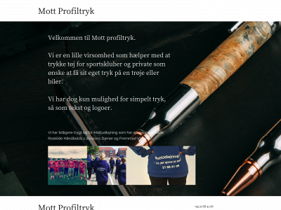 mottprofiltryk.dk snapshot