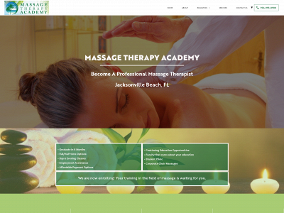 www.massagetherapyacademy.org snapshot