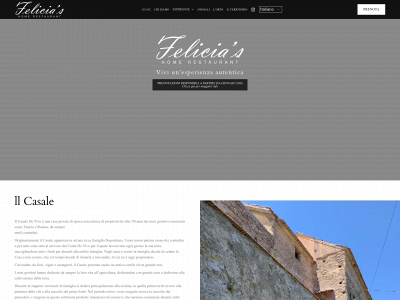 feliciashomerestaurant.it snapshot