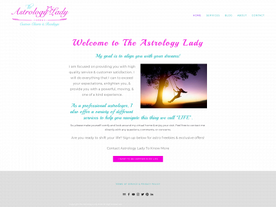 theastrologylady.com snapshot