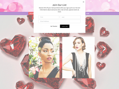 www.coleheartjewels.com snapshot