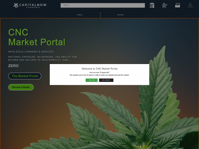 cncmarketportal.co snapshot