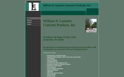 lamarreconcrete.com snapshot
