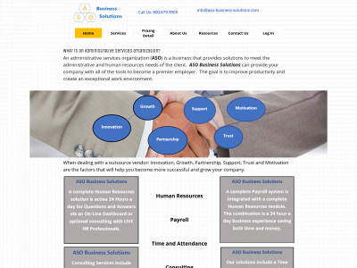 aso-business-solutions.com snapshot