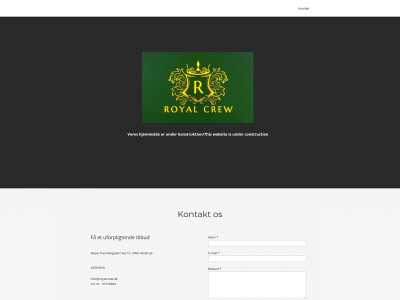 royalcrew.dk snapshot