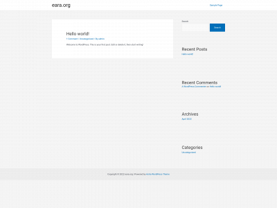 eara.org snapshot