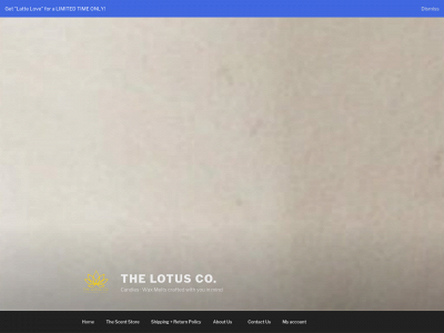 thelotuscandleco.com snapshot