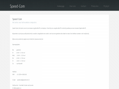 speed-com.nl snapshot