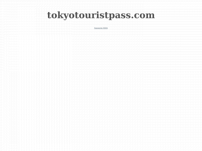 tokyotouristpass.com snapshot