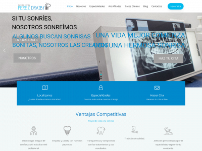 clinicadentalperezdraiby.com snapshot