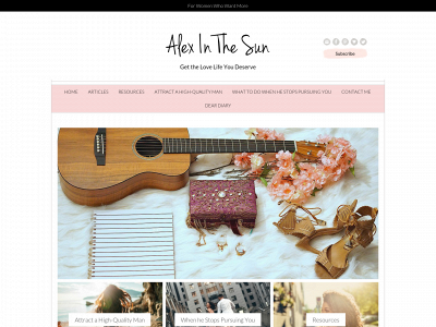 alexinthesun.com snapshot