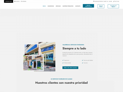 funerariavalderrama.com snapshot