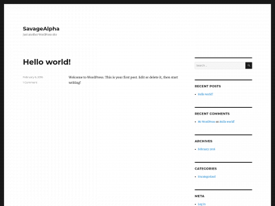 savagealpha.com snapshot